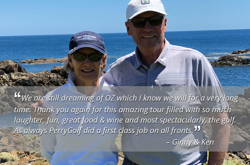 <h2>The Best Golf of Australia Escorted 2018</h2>9 Nights | 9 Rounds including Royal Melbourne, New South Wales, Kingston Heath, Cape Wickham, <br>Barnbougle & Lost Farm |  January 31 – February 9